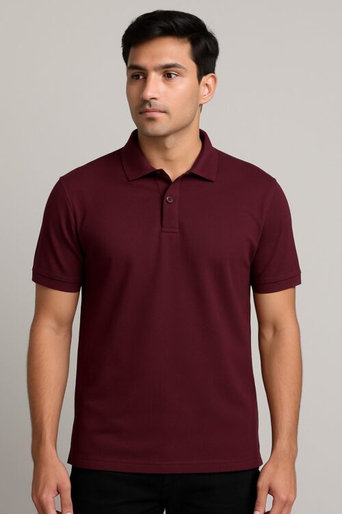 Maroon Polo T-Shirts